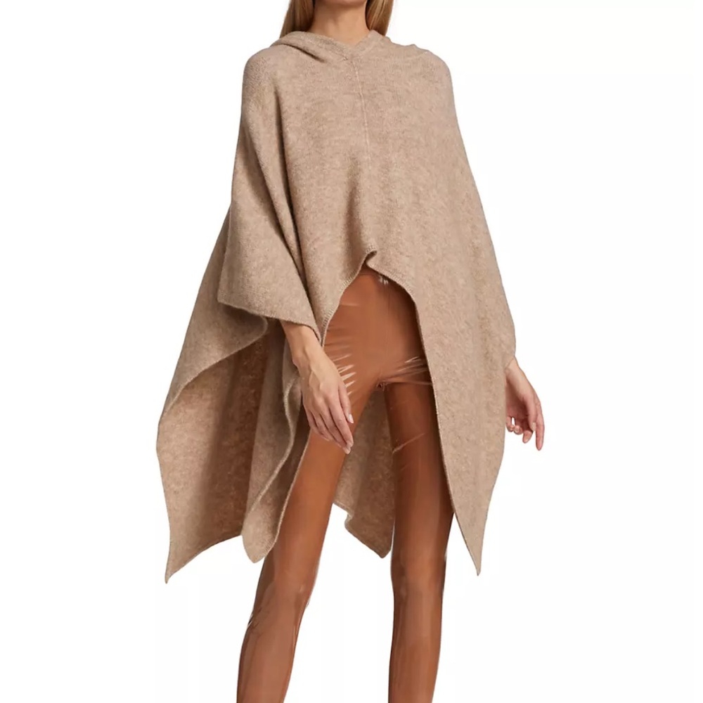 NWT Alice and Olivia tan cape sweater